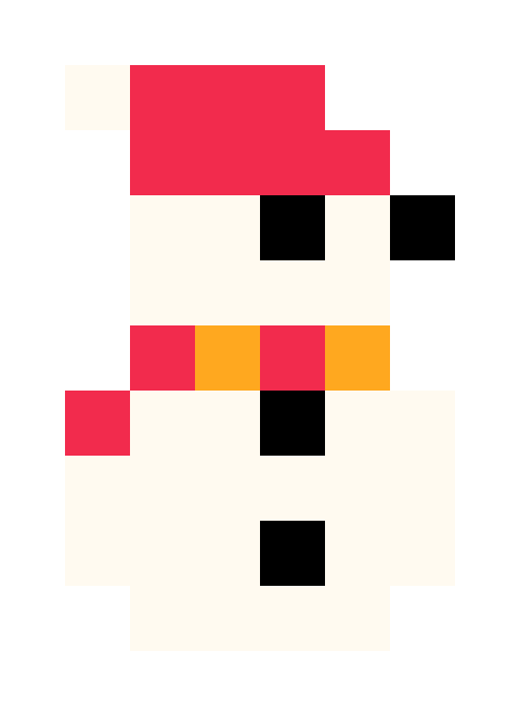 クリスマスアイコン 雪だるま